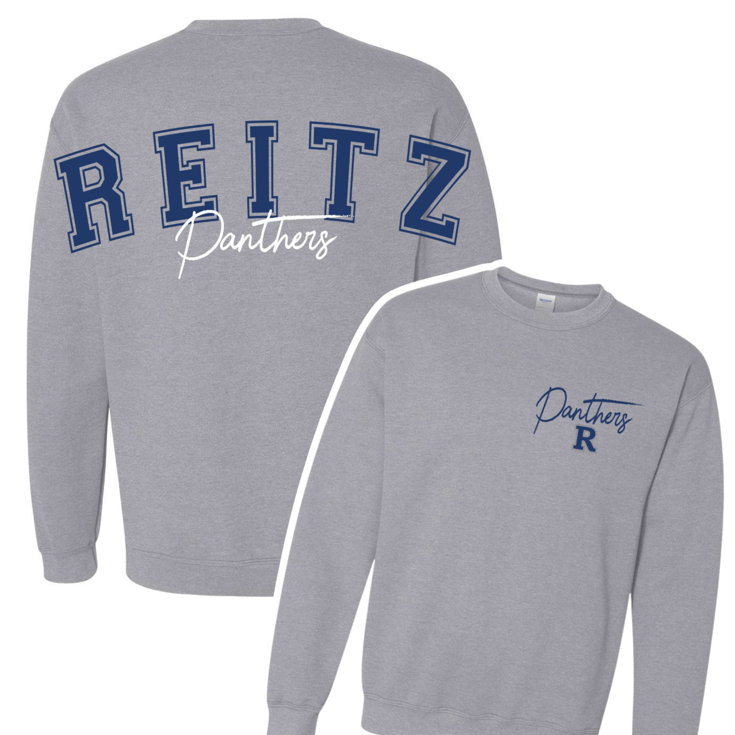 Preorder Custom Arm to Arm Crewneck - Reitz Panthers