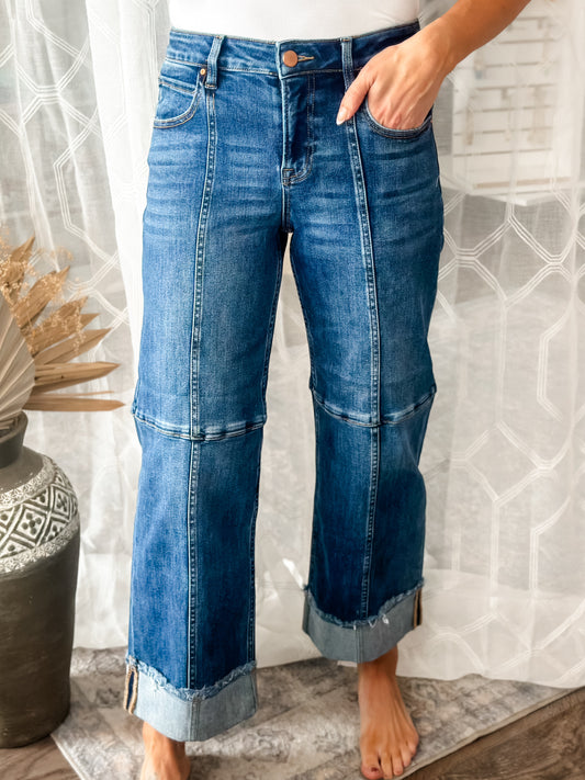 Katelyn Slouchy Crop Denim Jeans