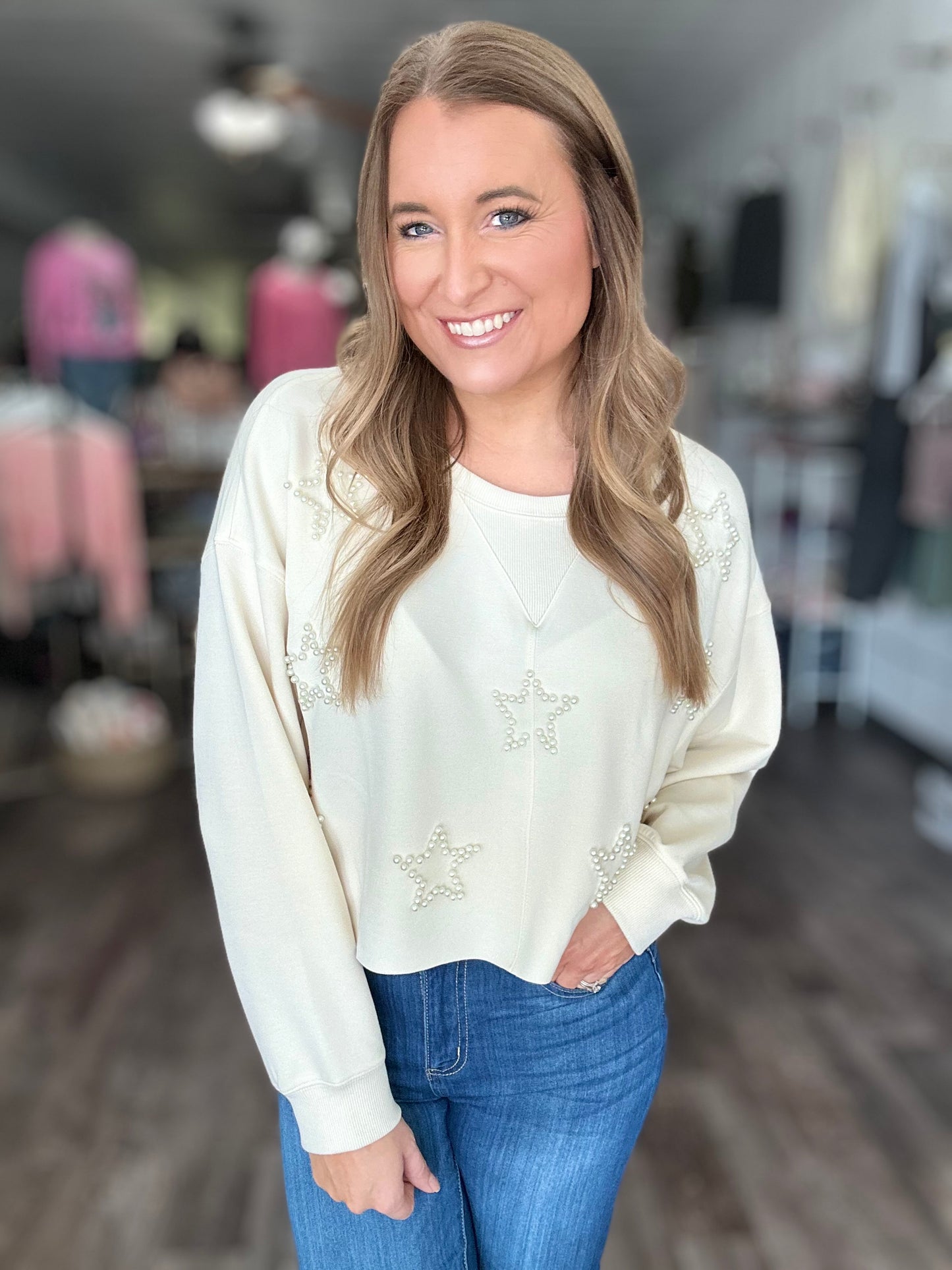 Piper Pearl Star Top - Simply Southern