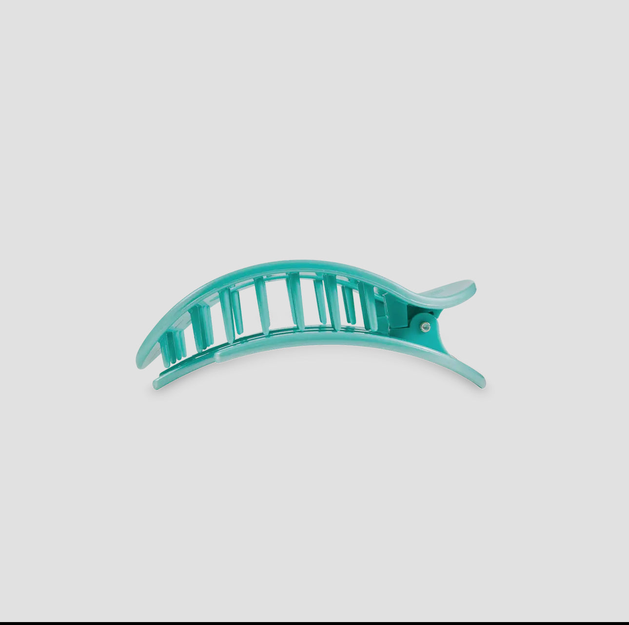 Totally Tortoise Round Flat Clip - Small