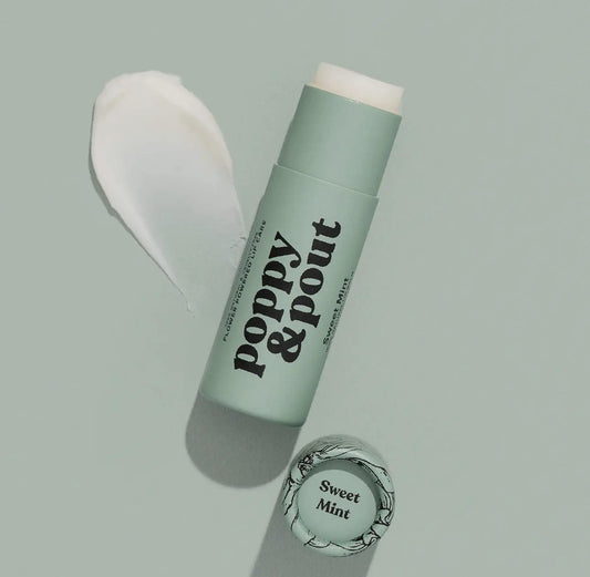 Poppy & Pout Lip Balm - Sweet Mint