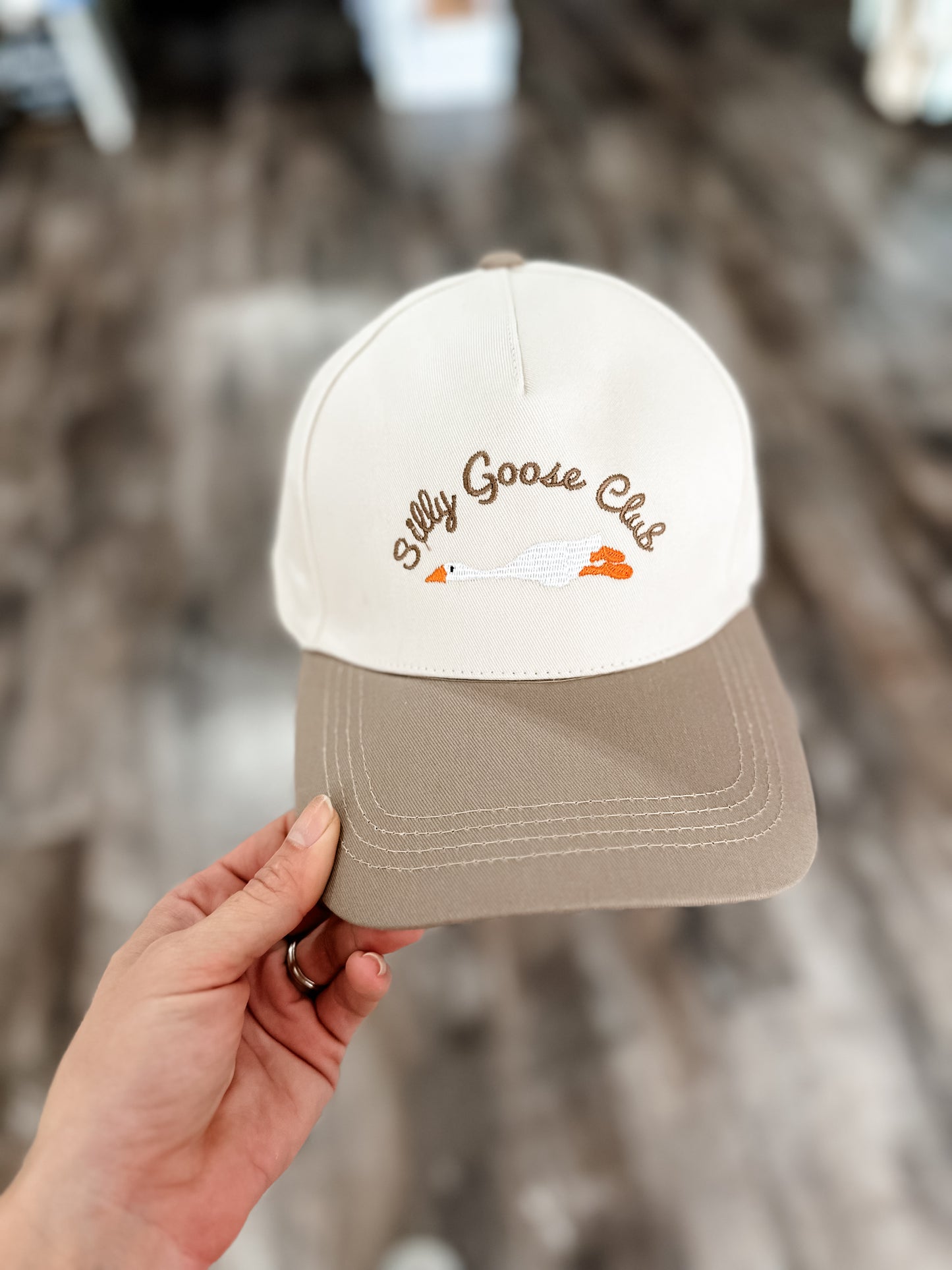 Silly Goose Club Hat (Tan)