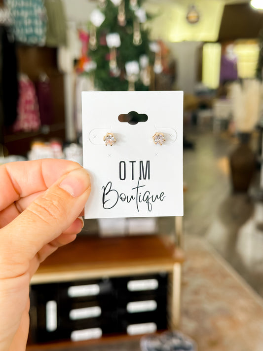 Simply Classic Gold Studs - Small