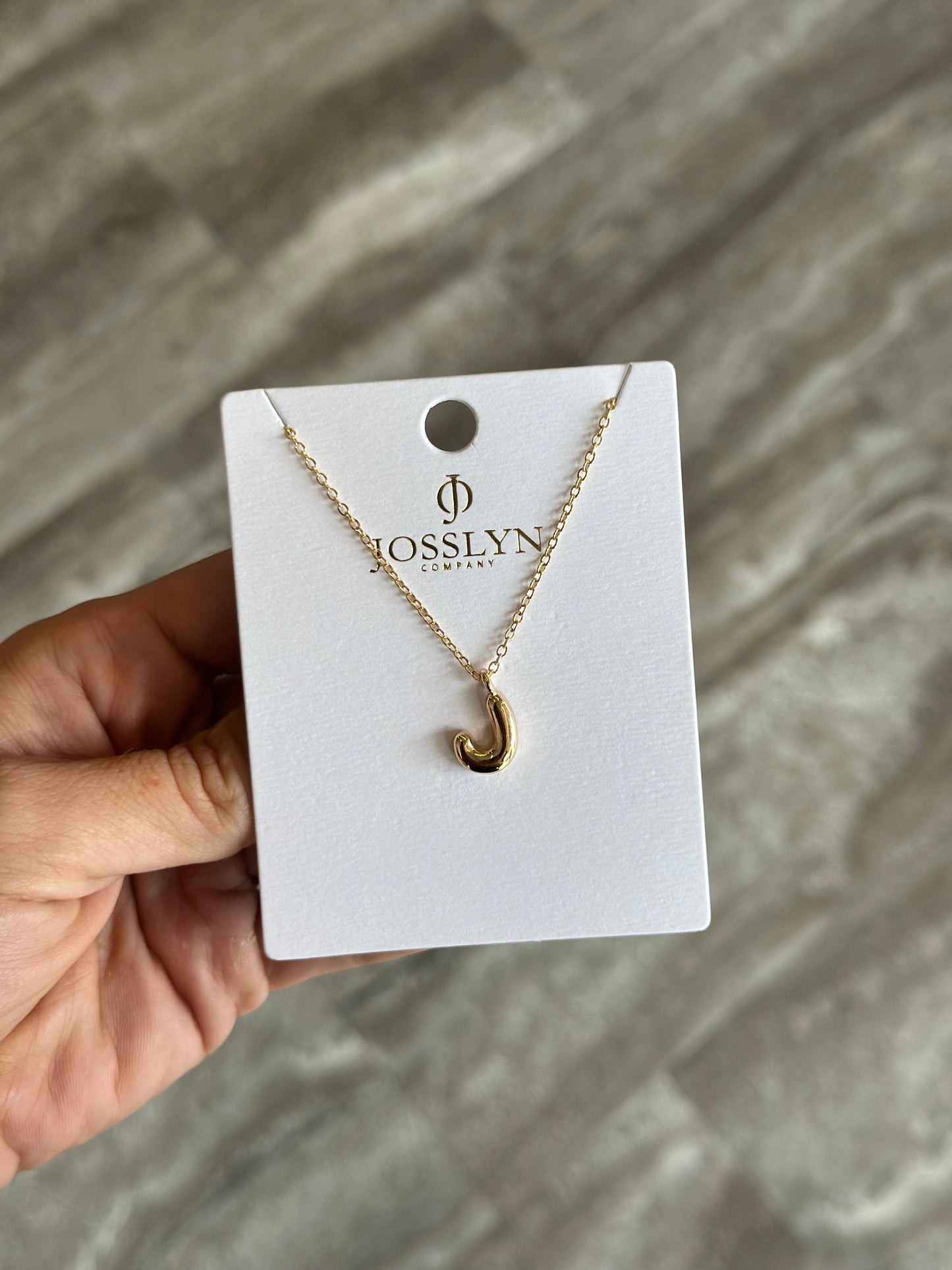 Initial Bubble Necklaces