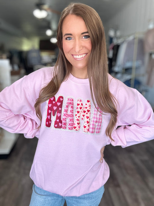 Valentine’s Day Mama Crewneck