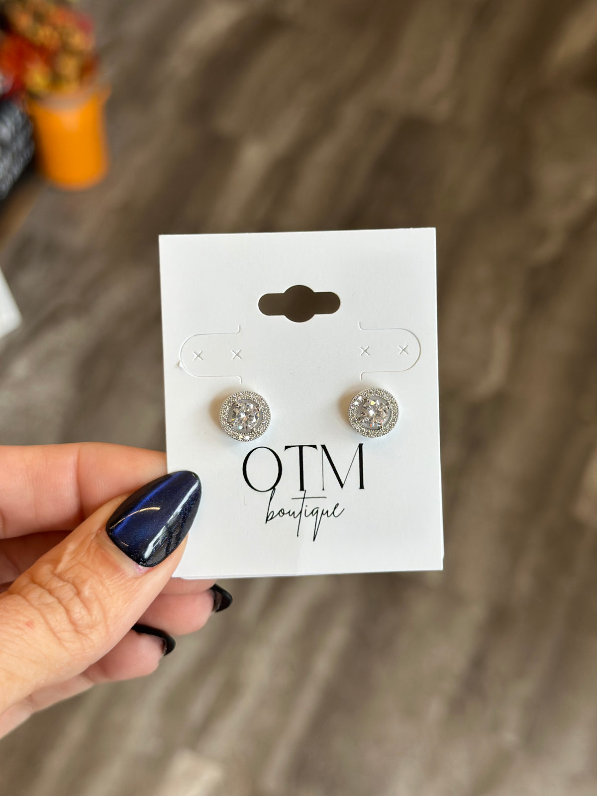 Silver Halo Studs