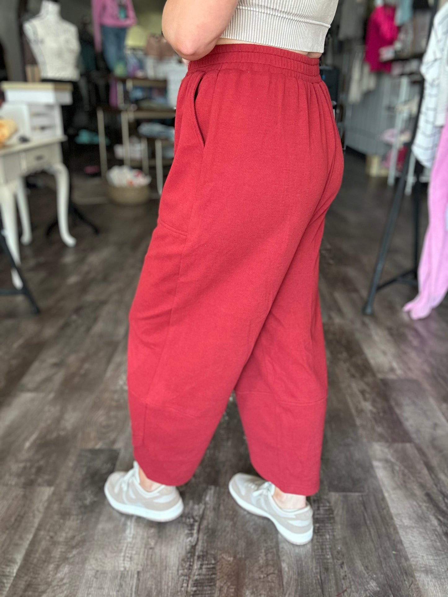 Sample Sale - Red Pants (Medium)