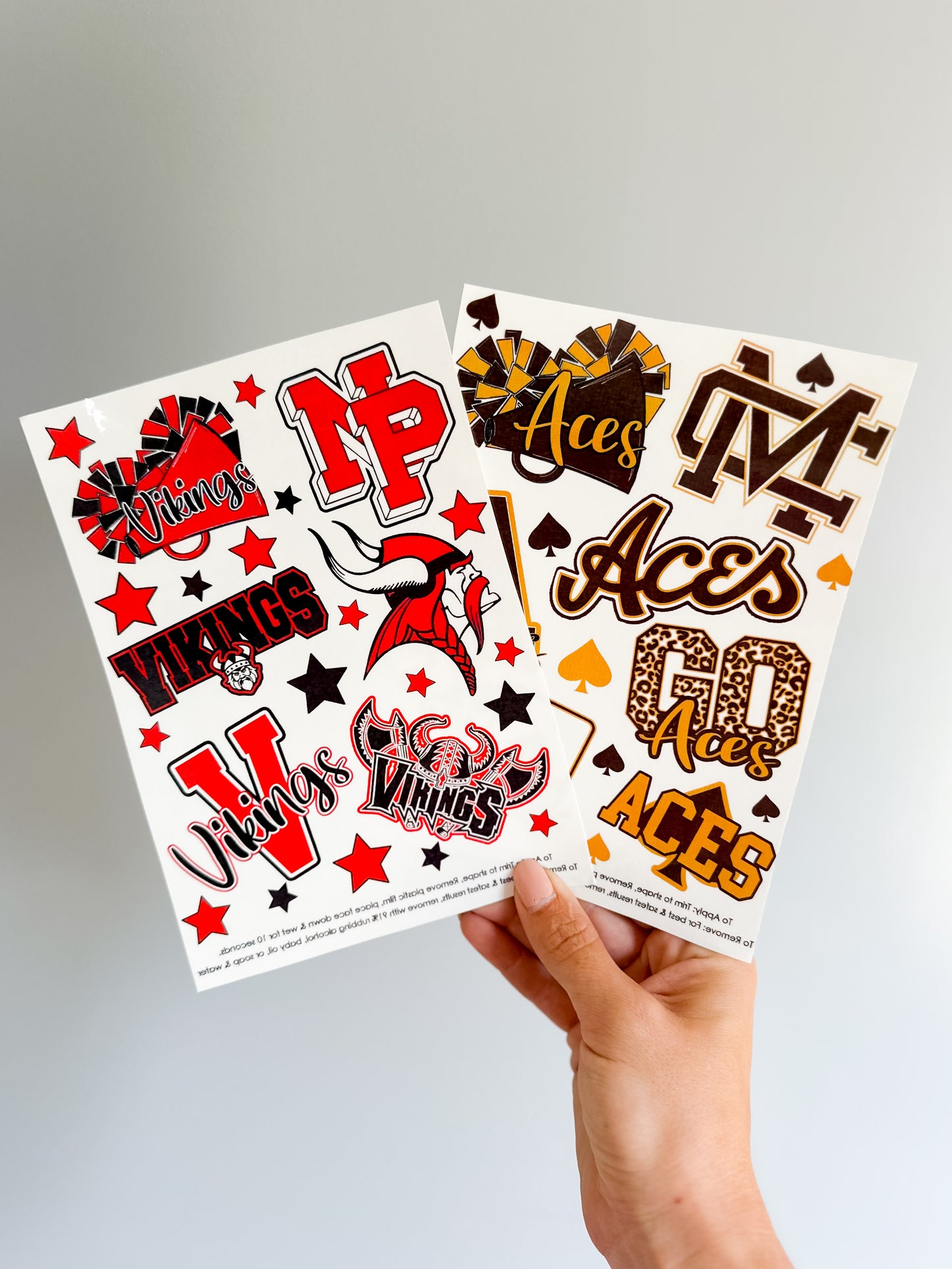 Vikings Temporary Tattoos