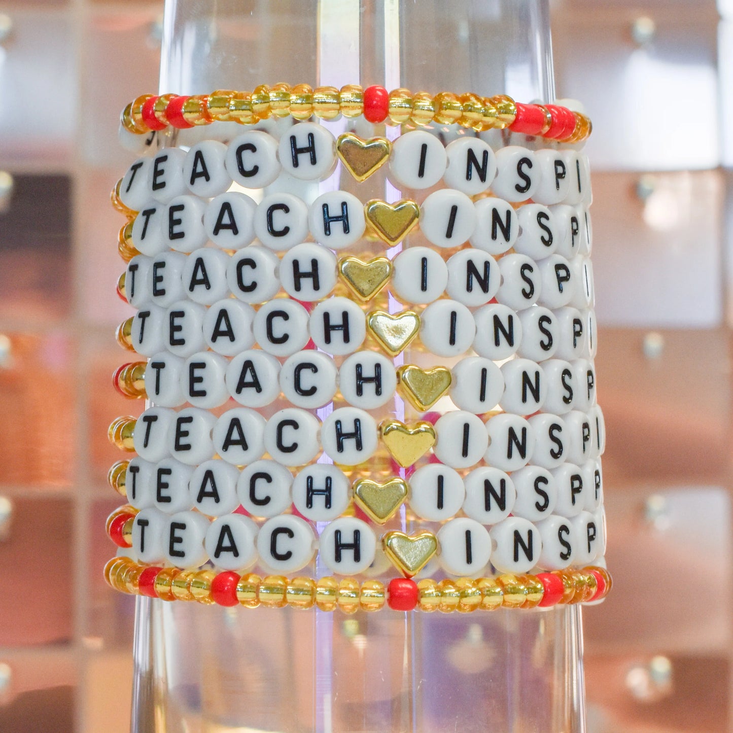 Teach • Inspire Beaded Friendship Bracelet