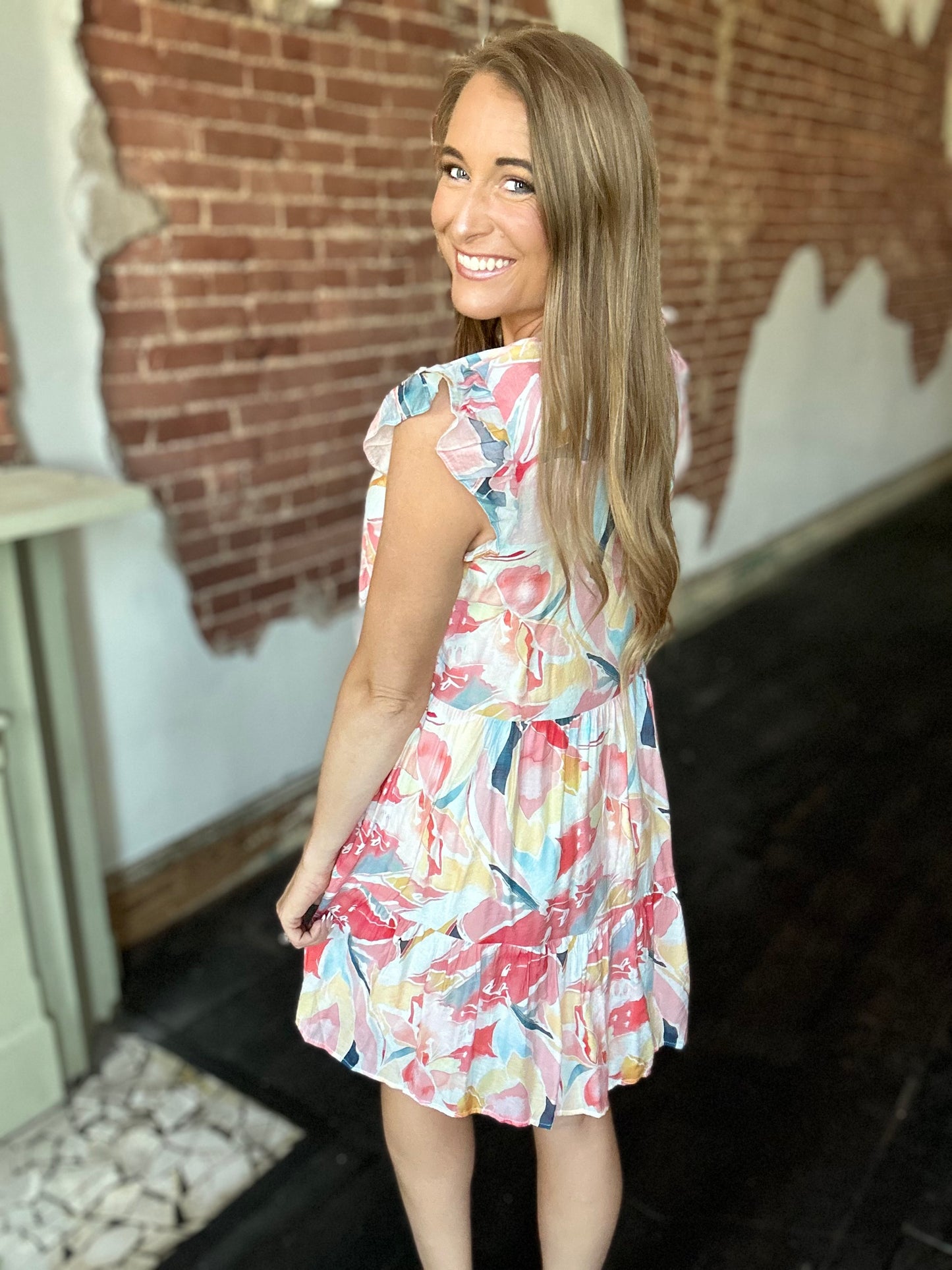 Meant For You Abstract Dress