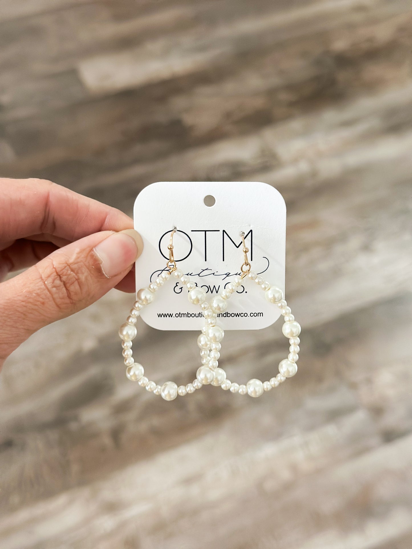 Teardrop Pearl Earrings