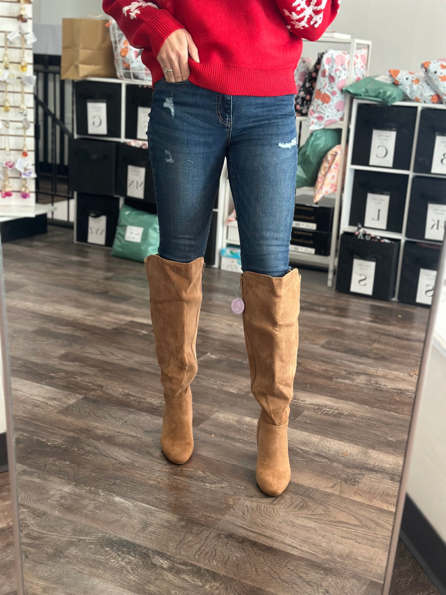 Miranda Knee High Boots (Wide Calf)