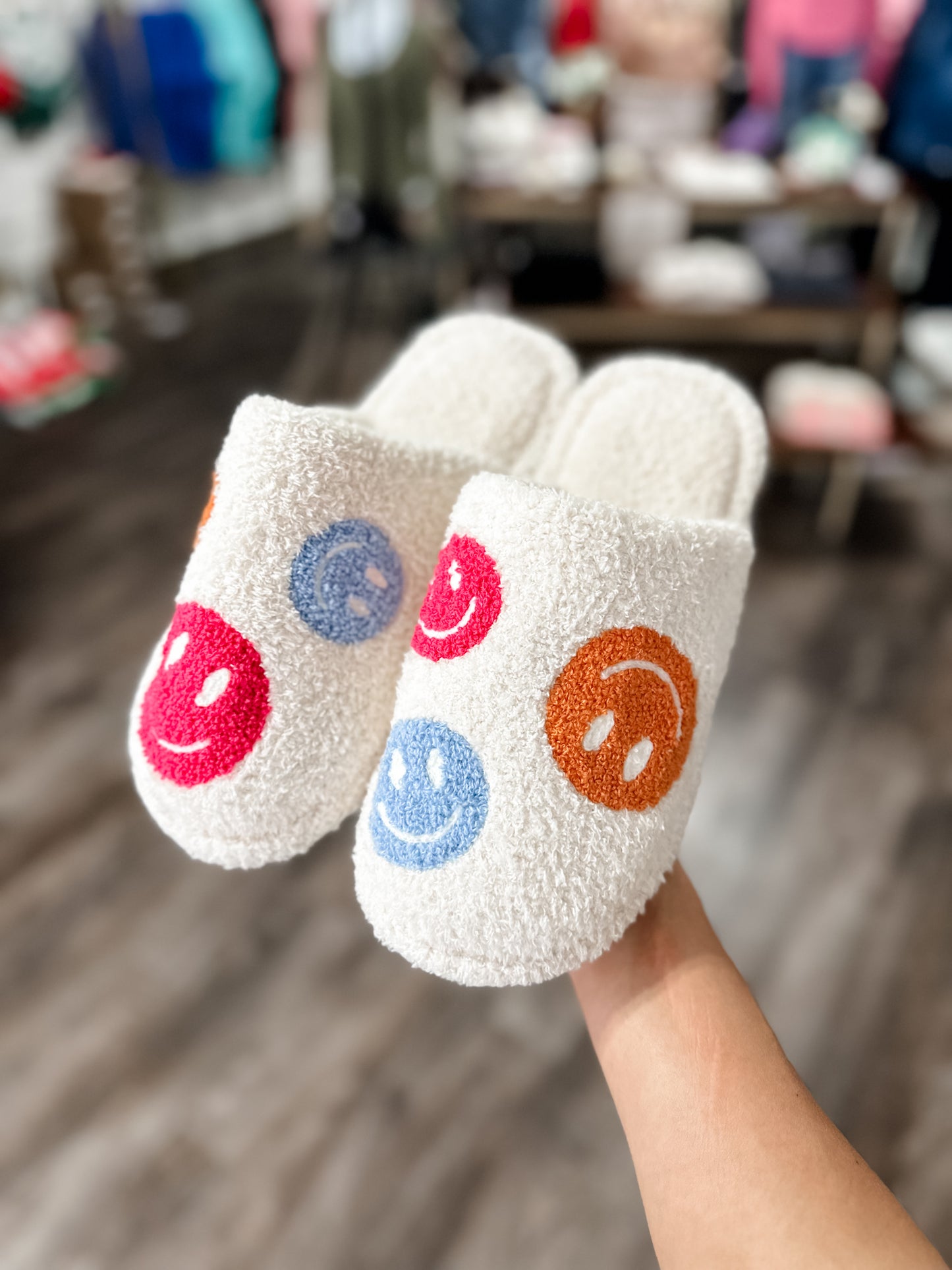 Smiley Face Slippers