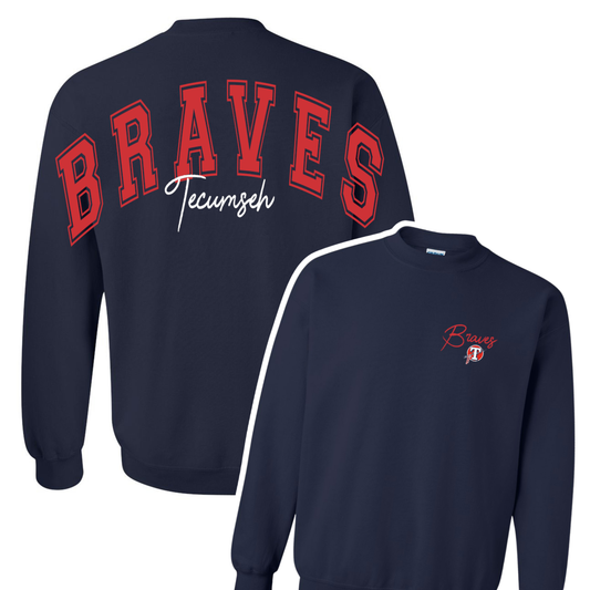 Preorder Custom Arm to Arm Crewneck - Tecumseh Braves (second option)