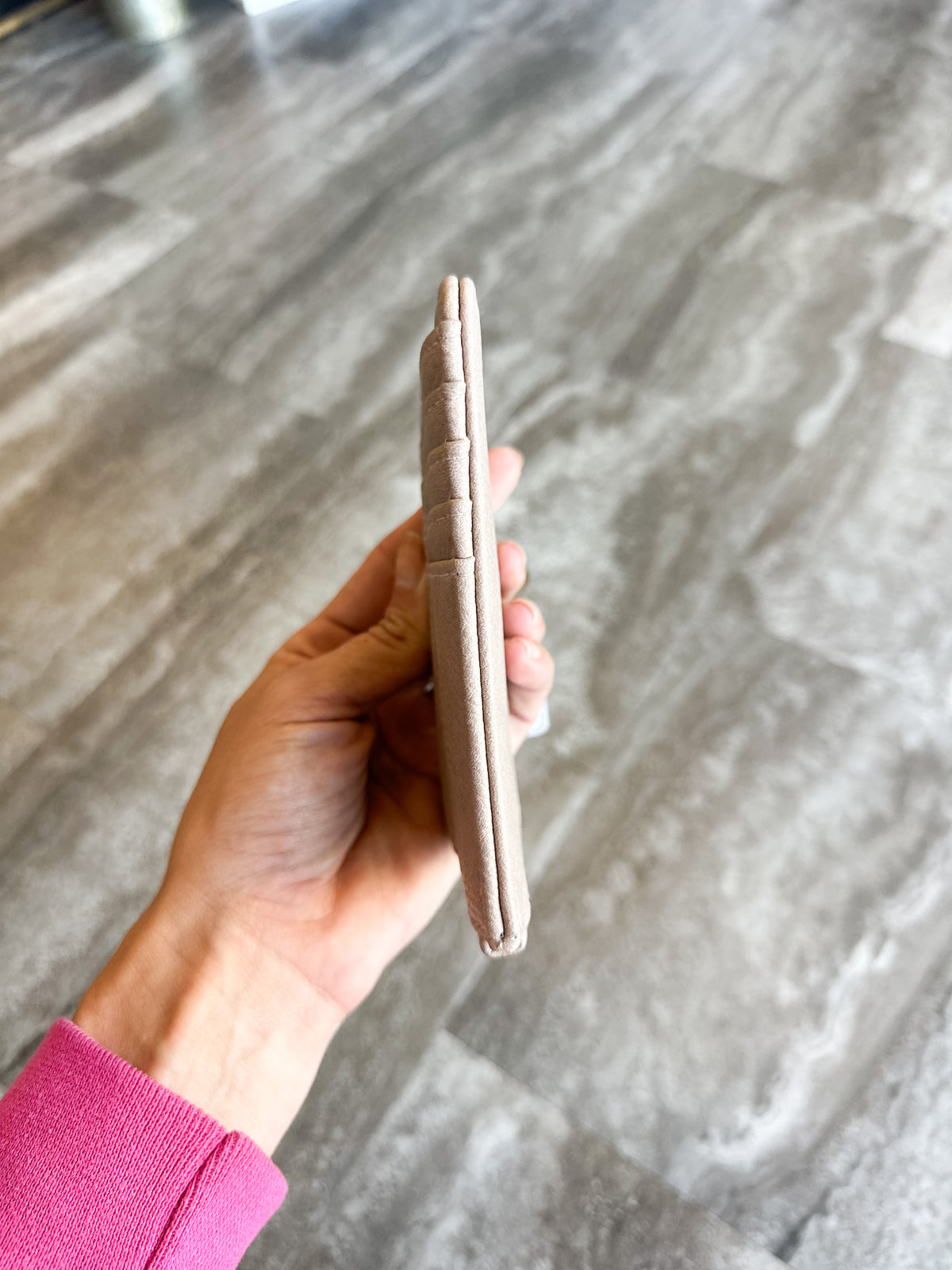 Dainty Card Wallet (Taupe)