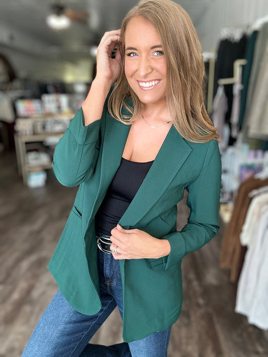 The Go-Getter Blazer - Hunter Green