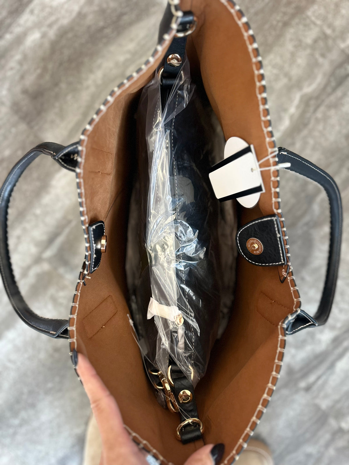 Jupiter 2-in-1 Shoulder Bag Set (Black)