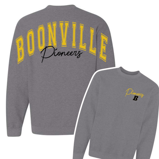 Preorder Custom Arm to Arm Crewneck - Boonville Pioneers