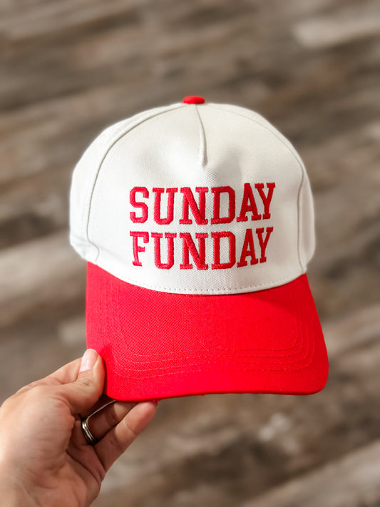 Sunday Funday Hat - Red