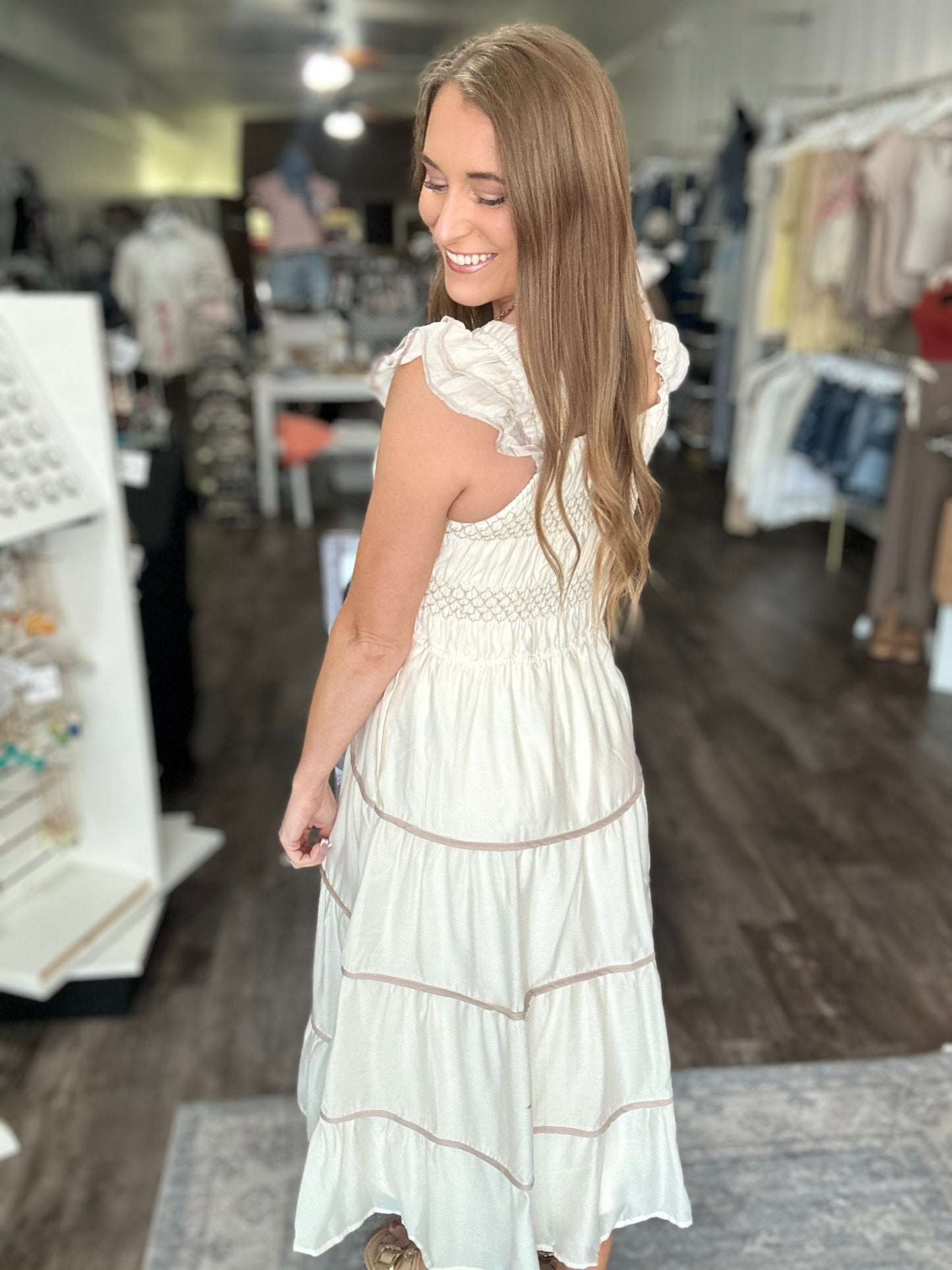 Summer Sweetness Smocked Midi Dress