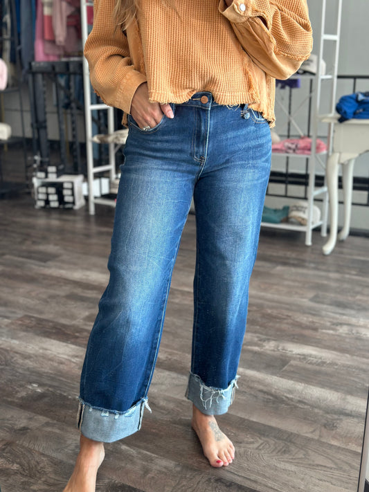 Lauren Boyfriend Fit Cuffed Denim