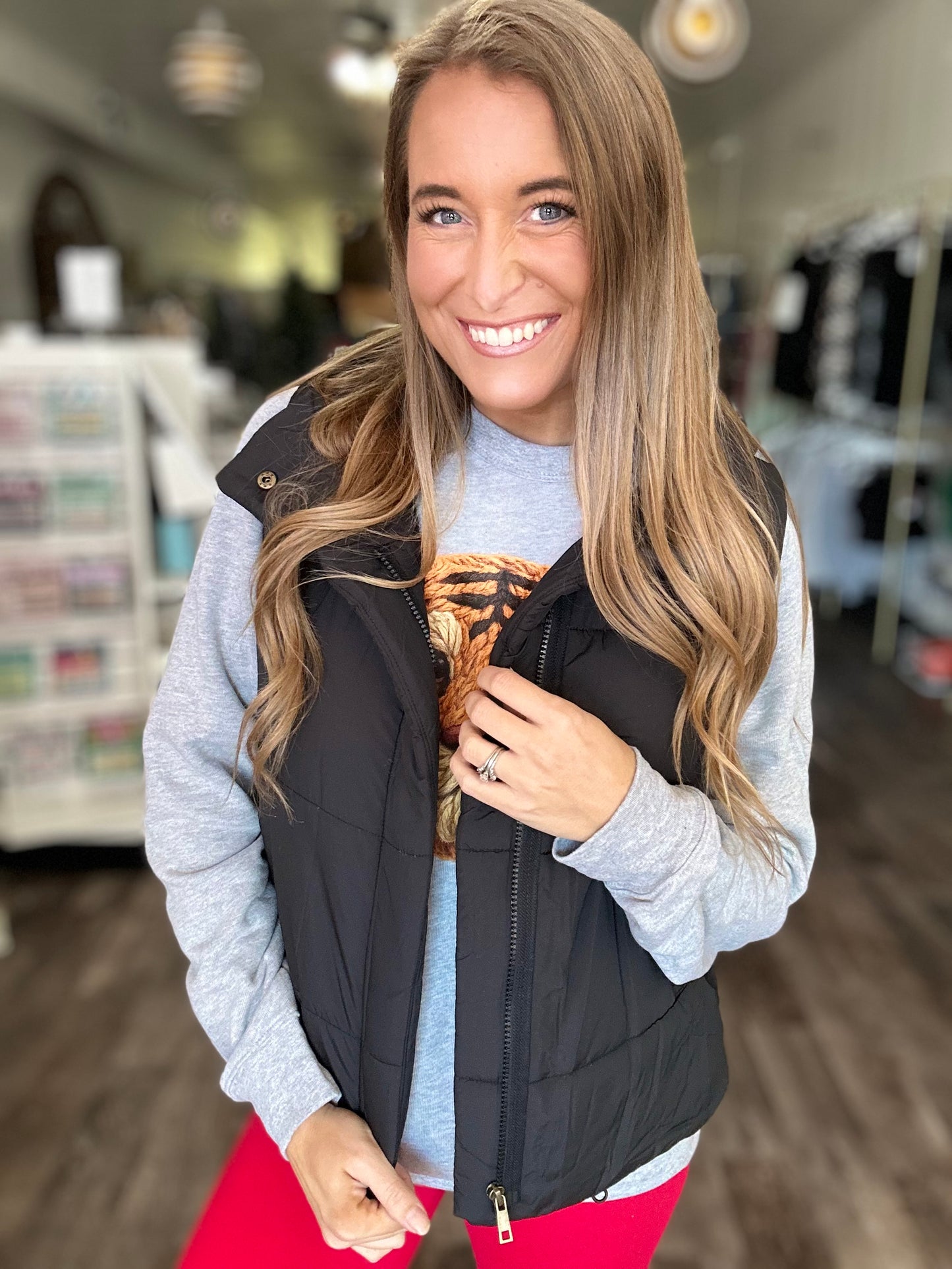 Day Trip Puffer Vest - Black