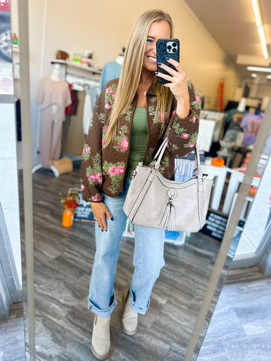 Jolene Floral Quilted Jacket