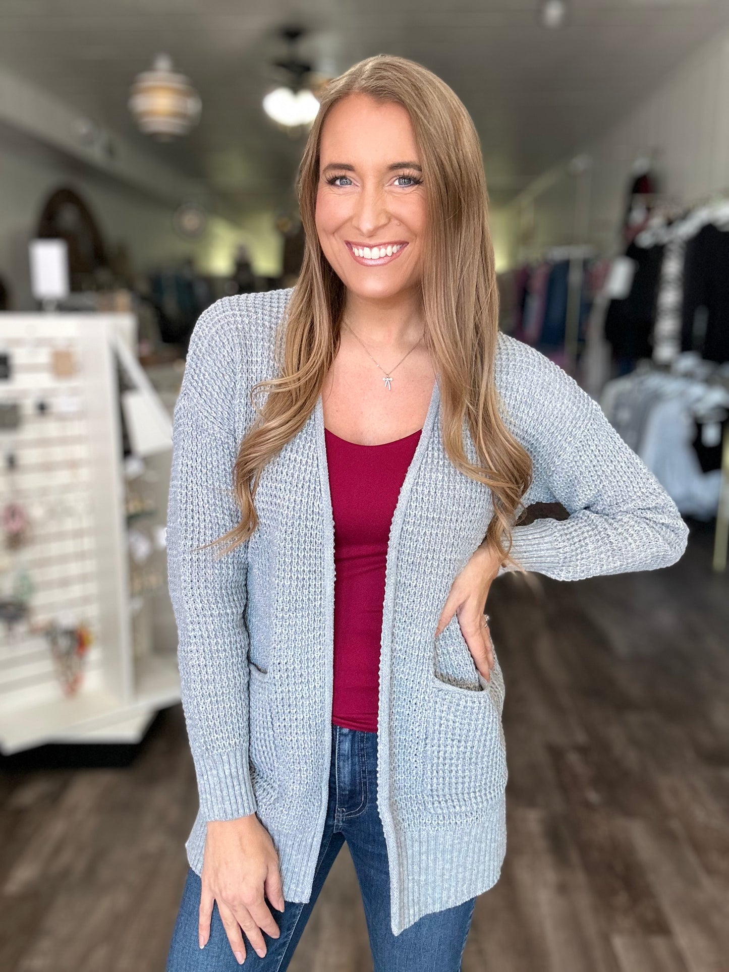 Cozy In Style Cardigan - Grey