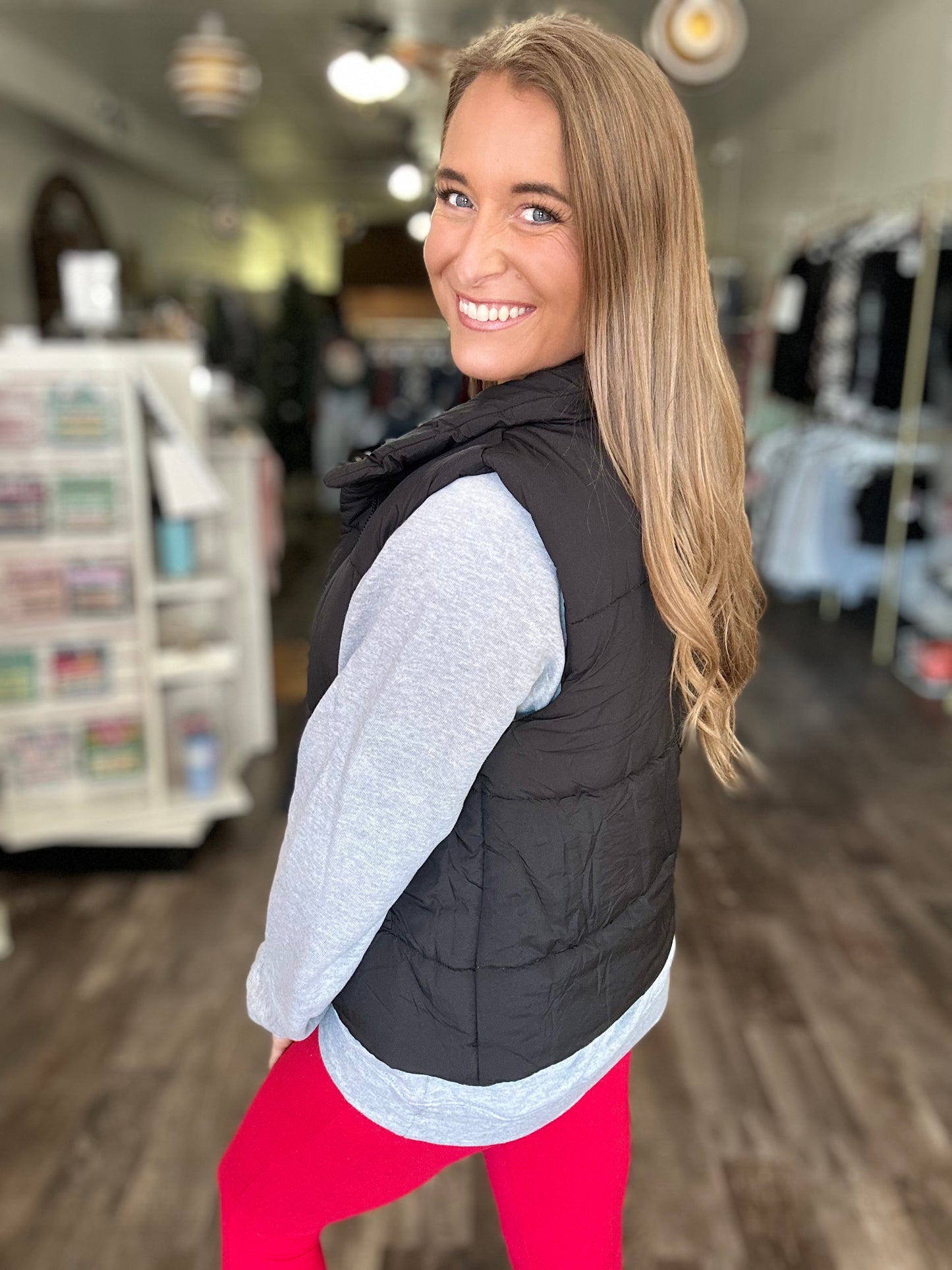 Day Trip Puffer Vest - Black