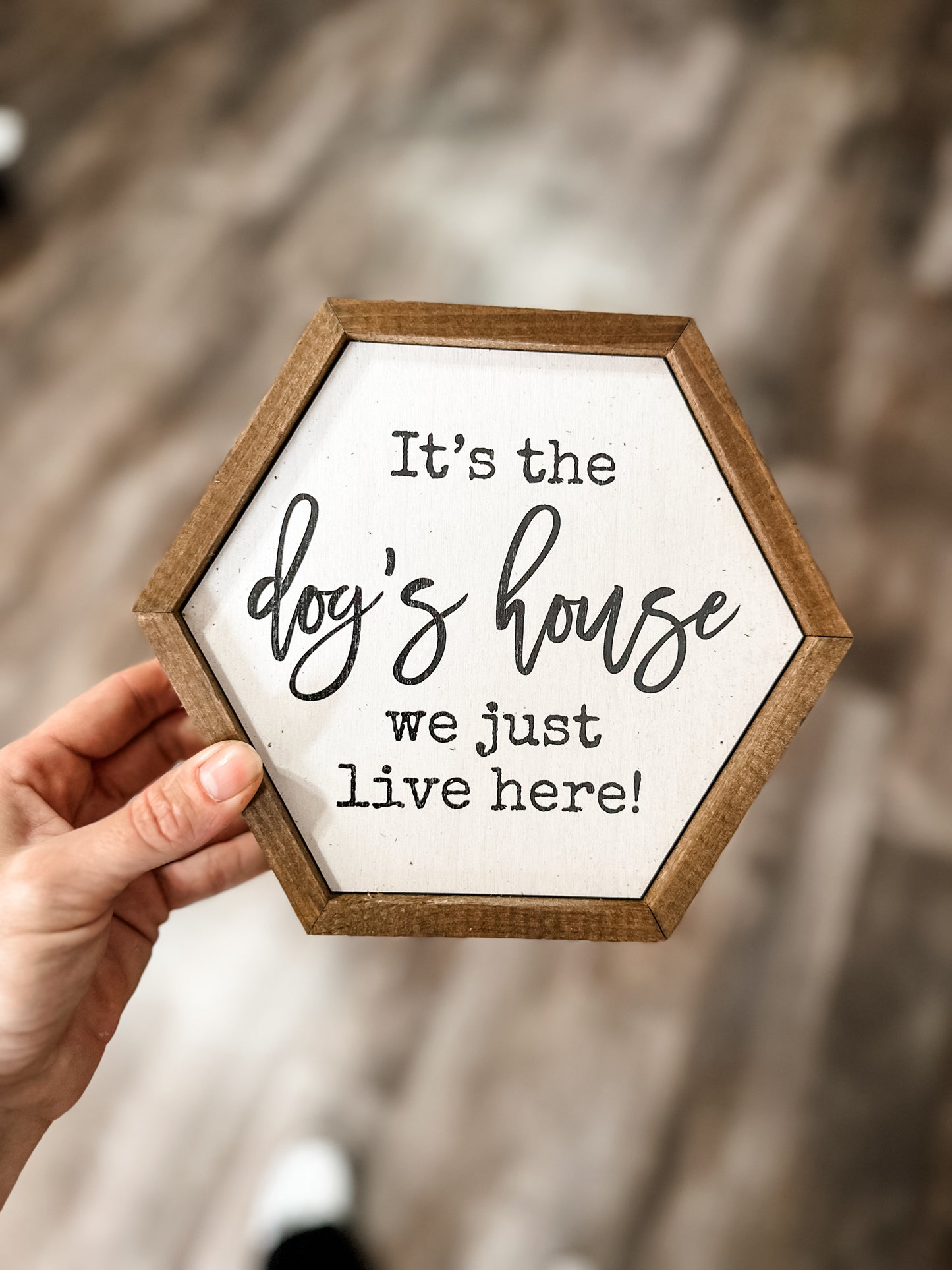 It’s The Dogs House Sign