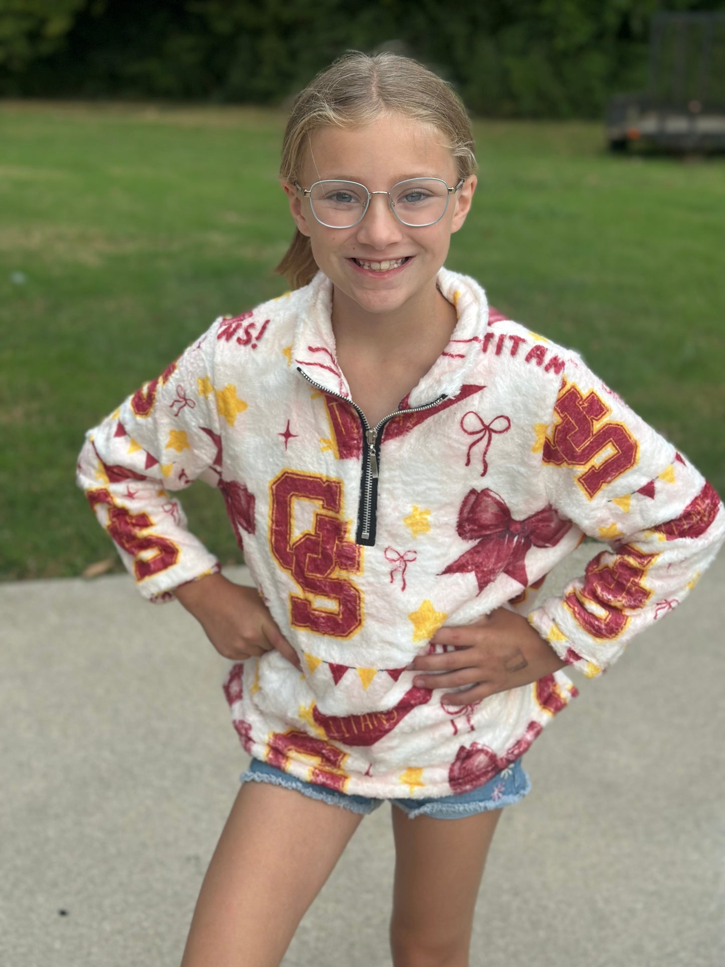 EXTRA Custom Fleece Quarter Zip - GS Titans
