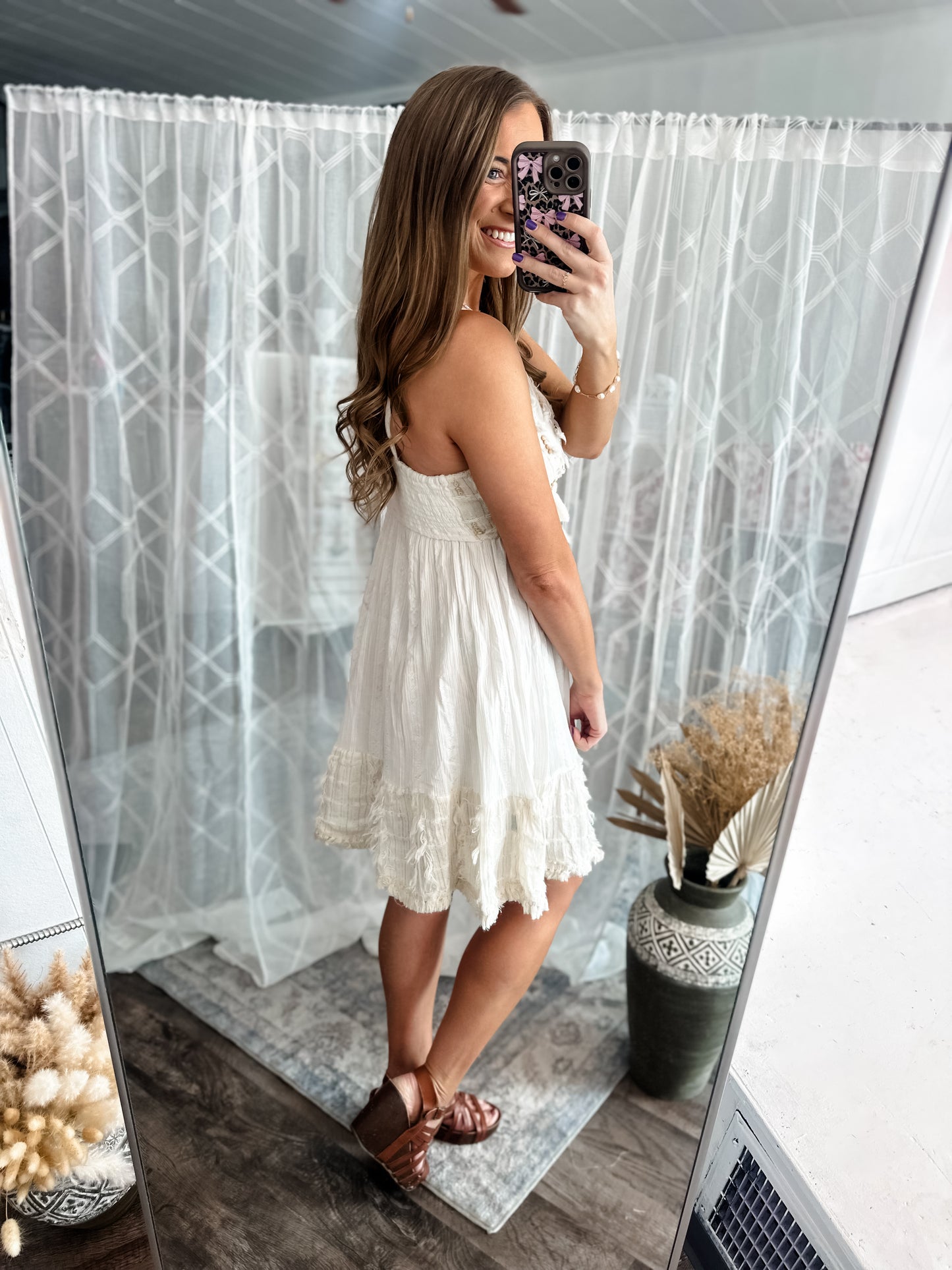 Ocean Breeze Rafia Dress