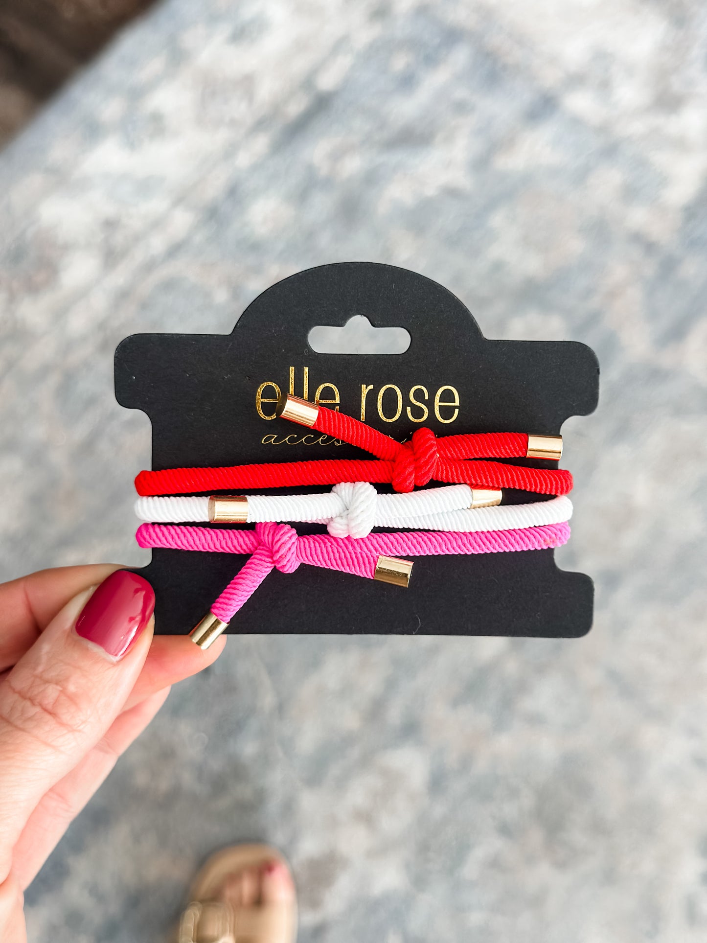 Hair Tie Trio - Love