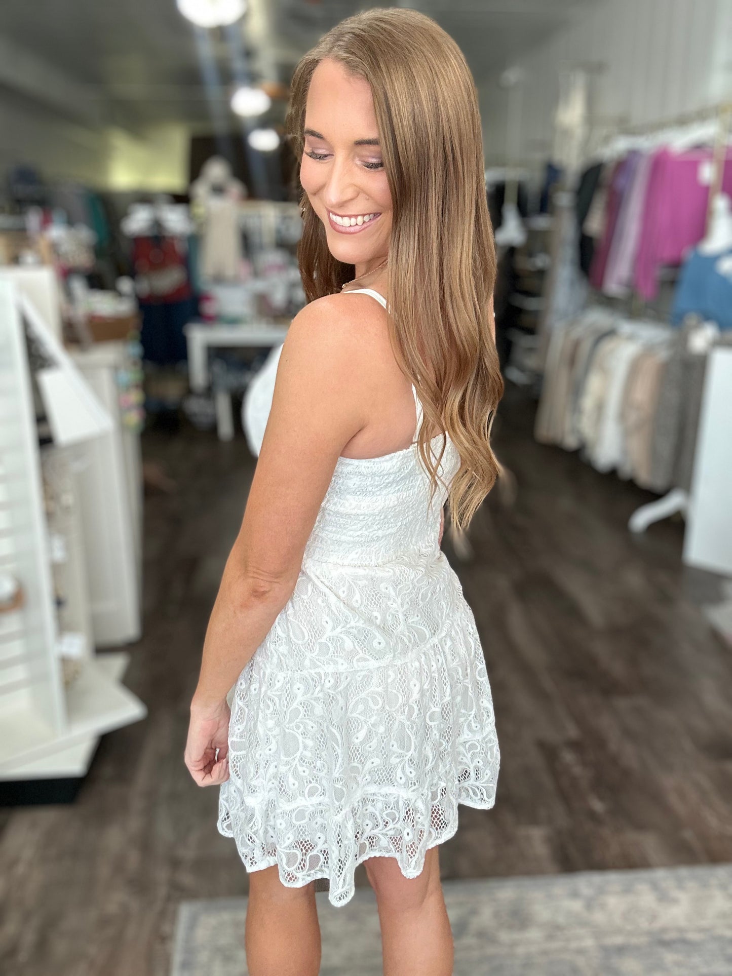 Just In Time Lace Dress