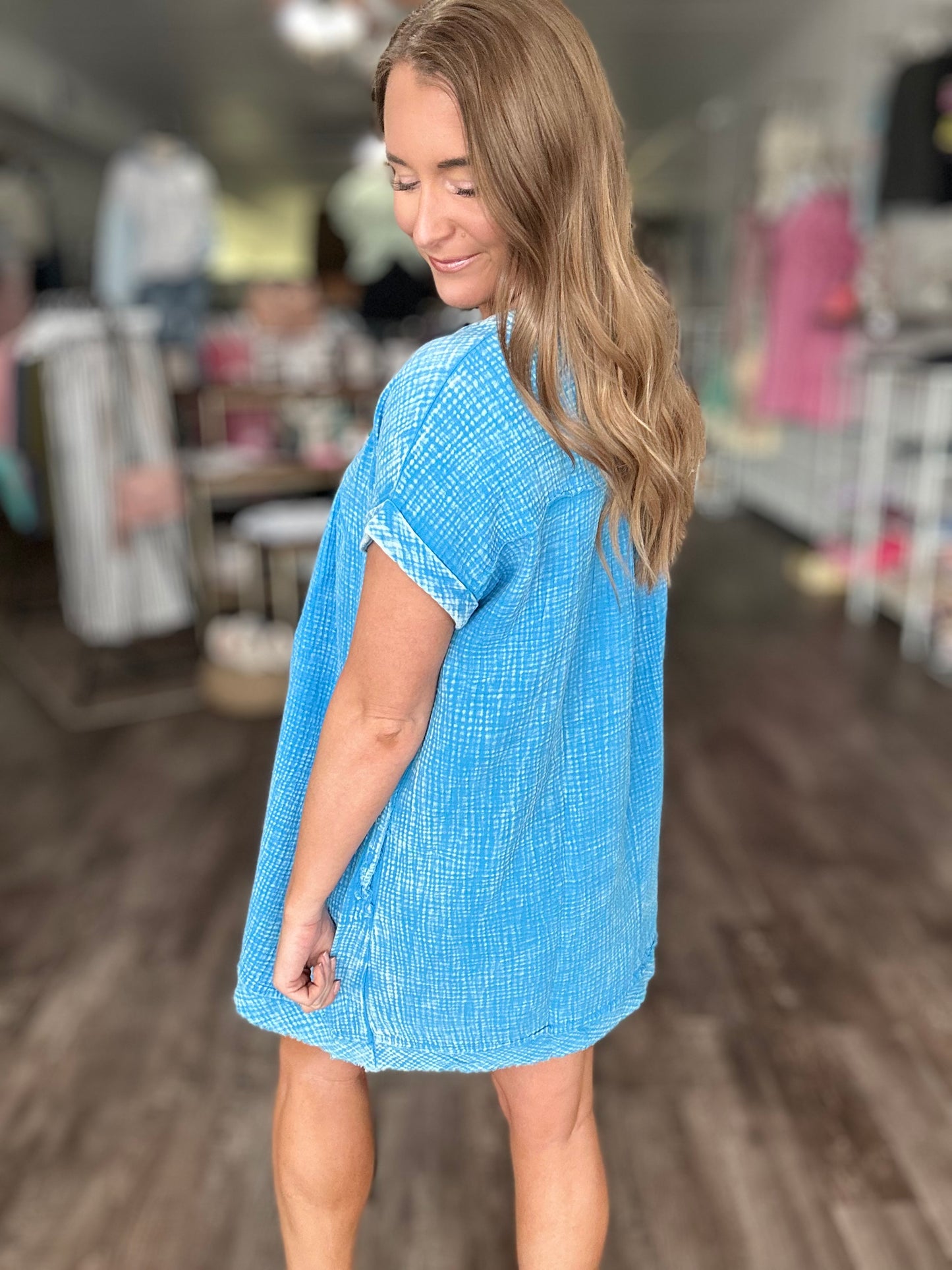Beachy Waves Gauze Dress