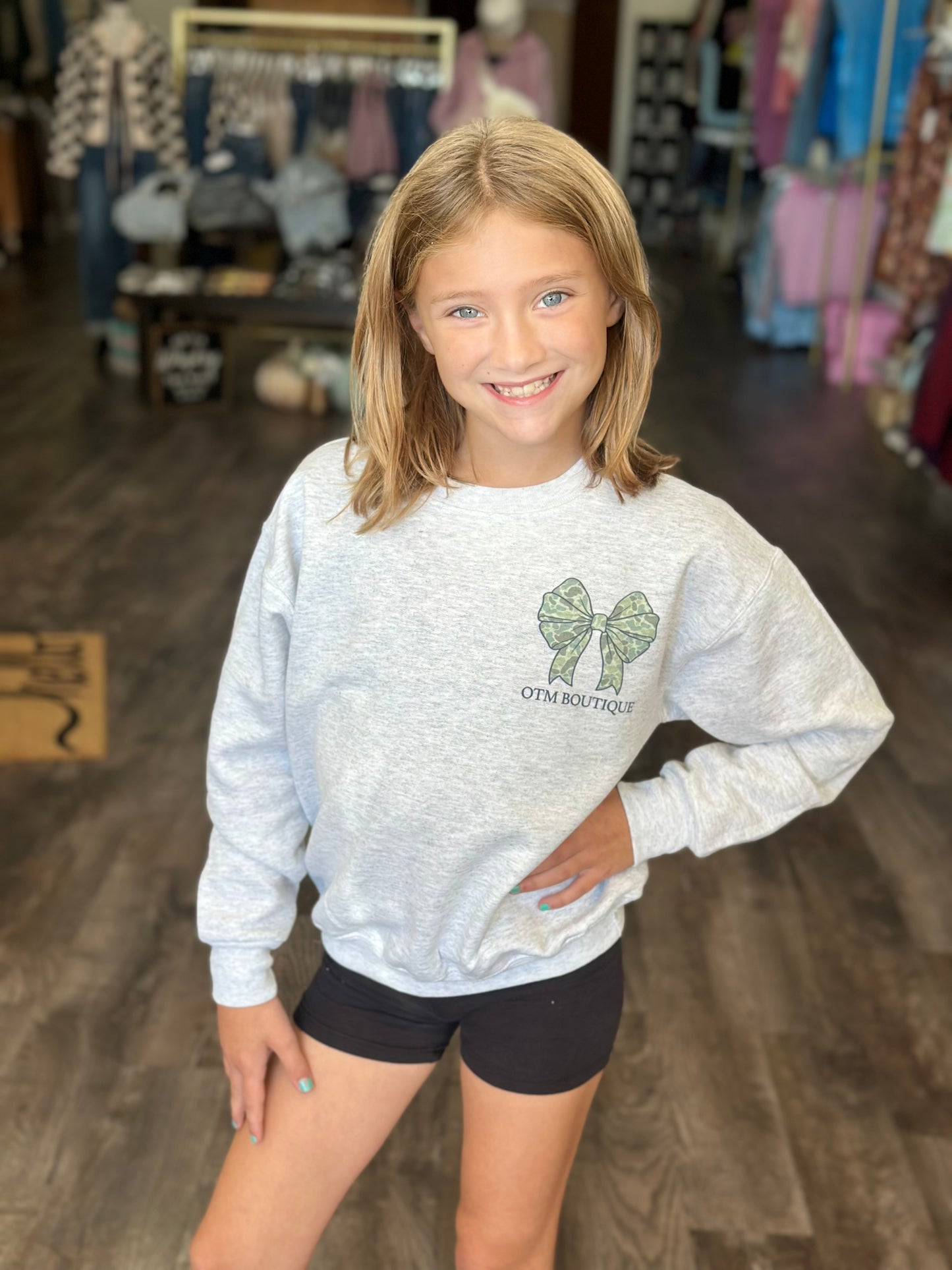 Preorder OTM Camo Bow Crew