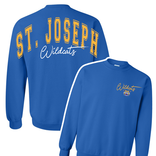 Preorder Custom Arm to Arm Crewneck - StJ Wildcats