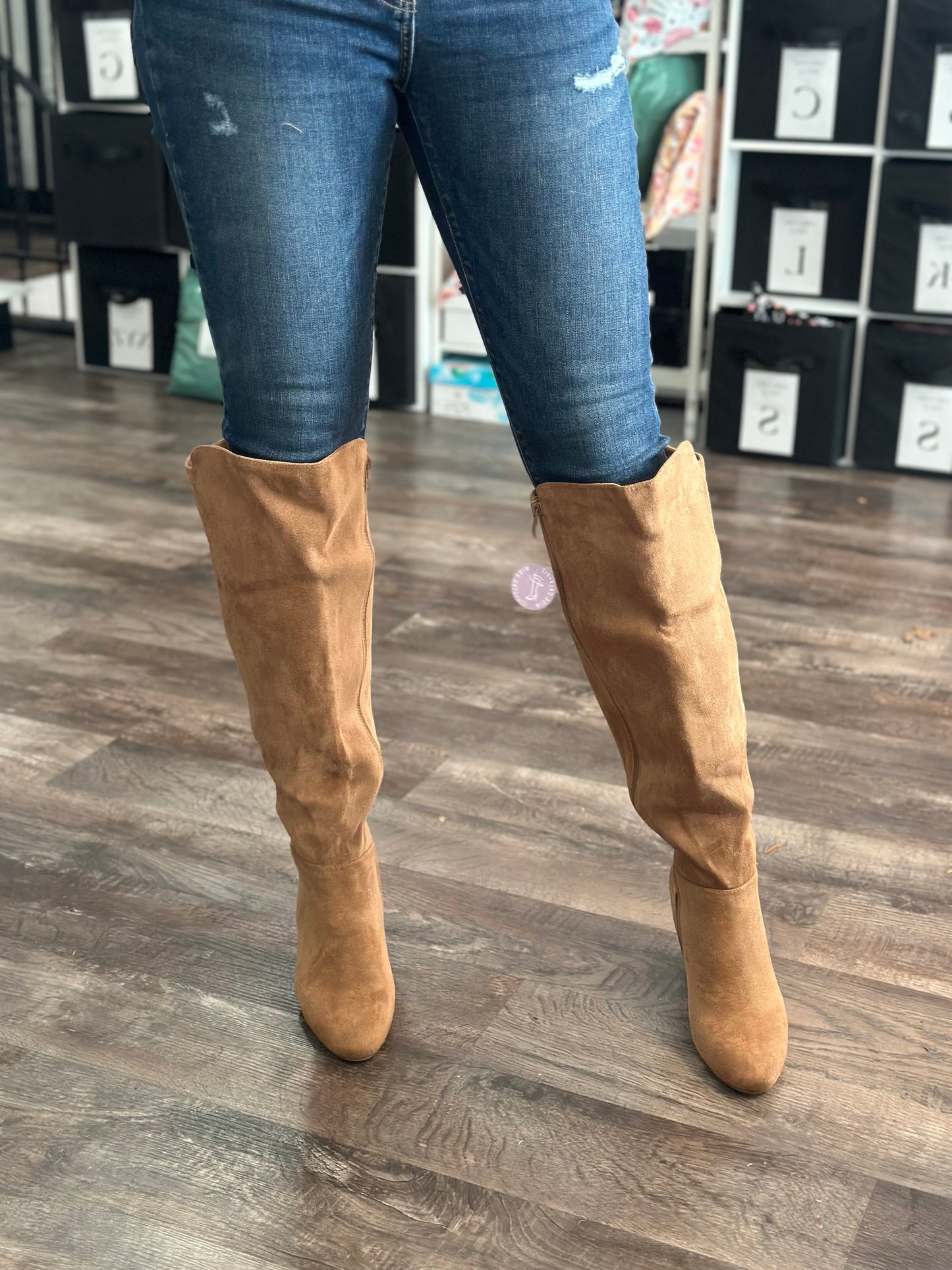 Miranda Knee High Boots (Wide Calf)