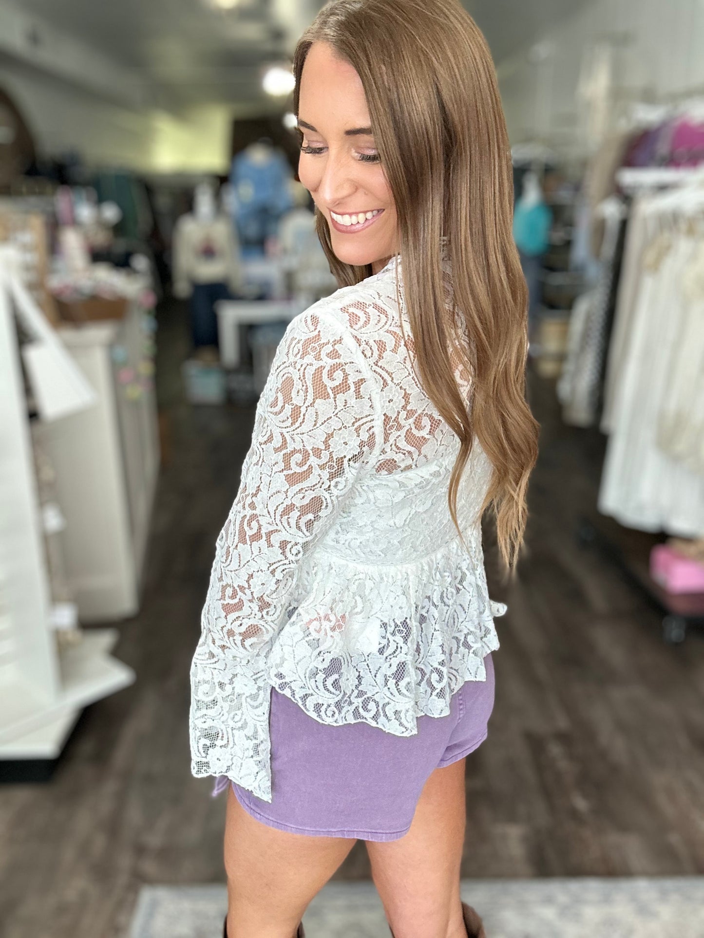 Romance Calls Lace Top