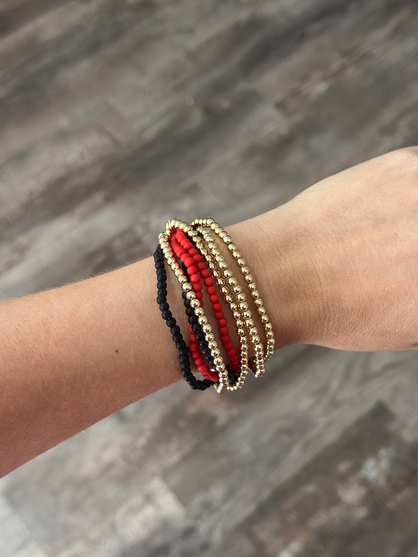 Tiger Pride Stacked Bracelet Set