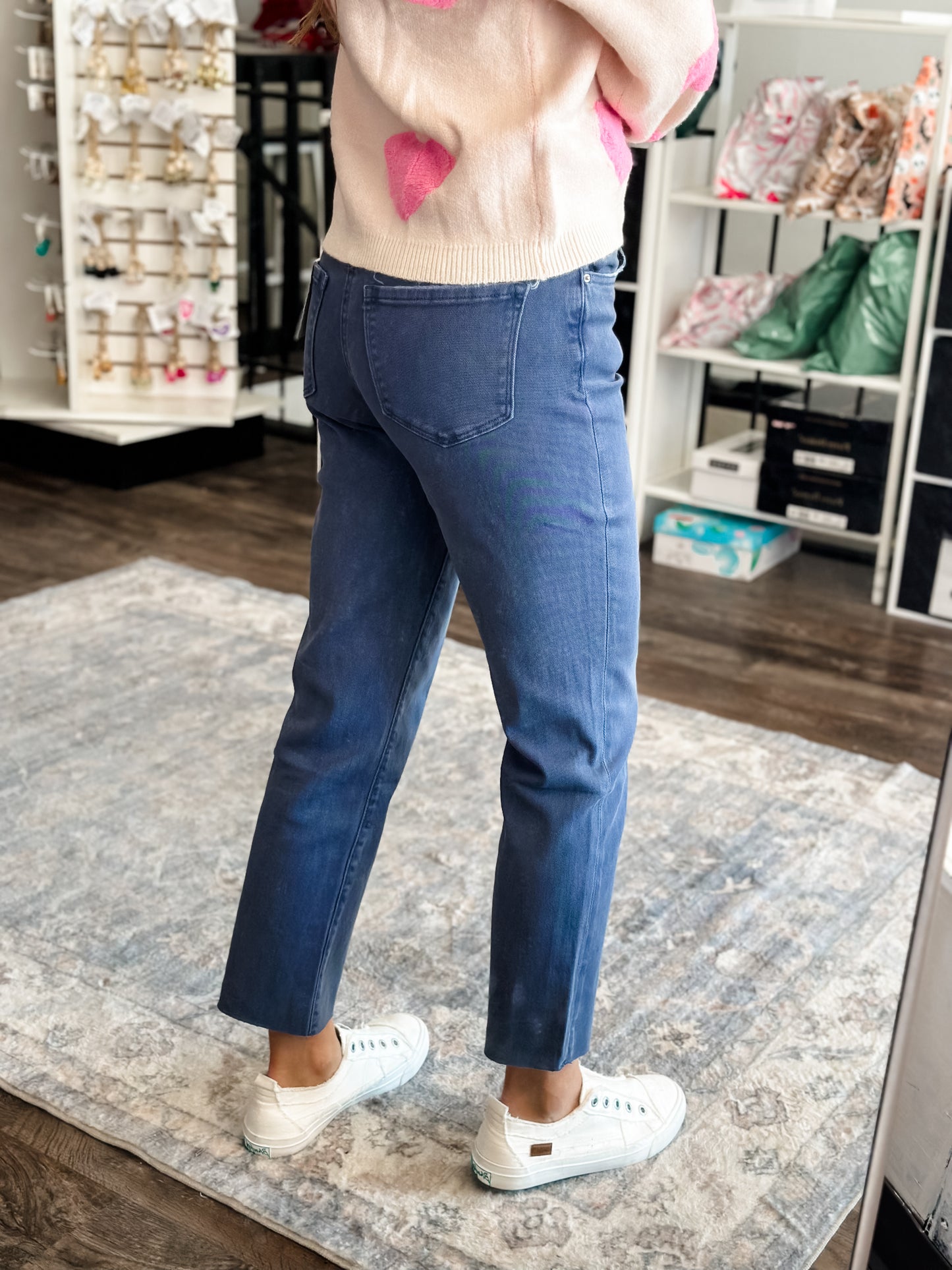 Penelope Blueberry Denim Jeans