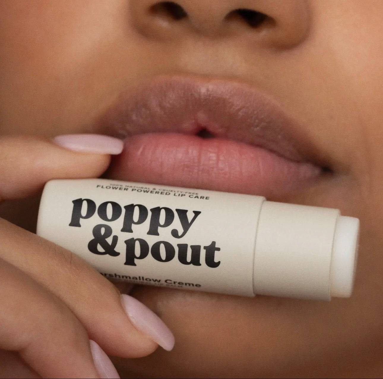 Poppy & Pout Lip Balm - Marshmallow Creme