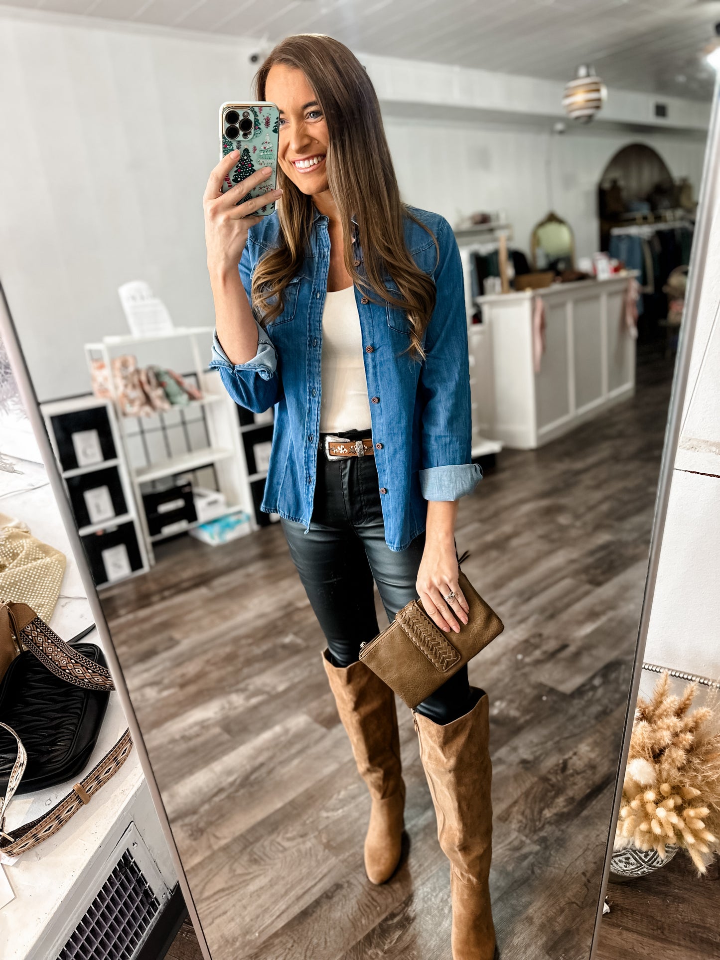 Dream On Denim Button Down