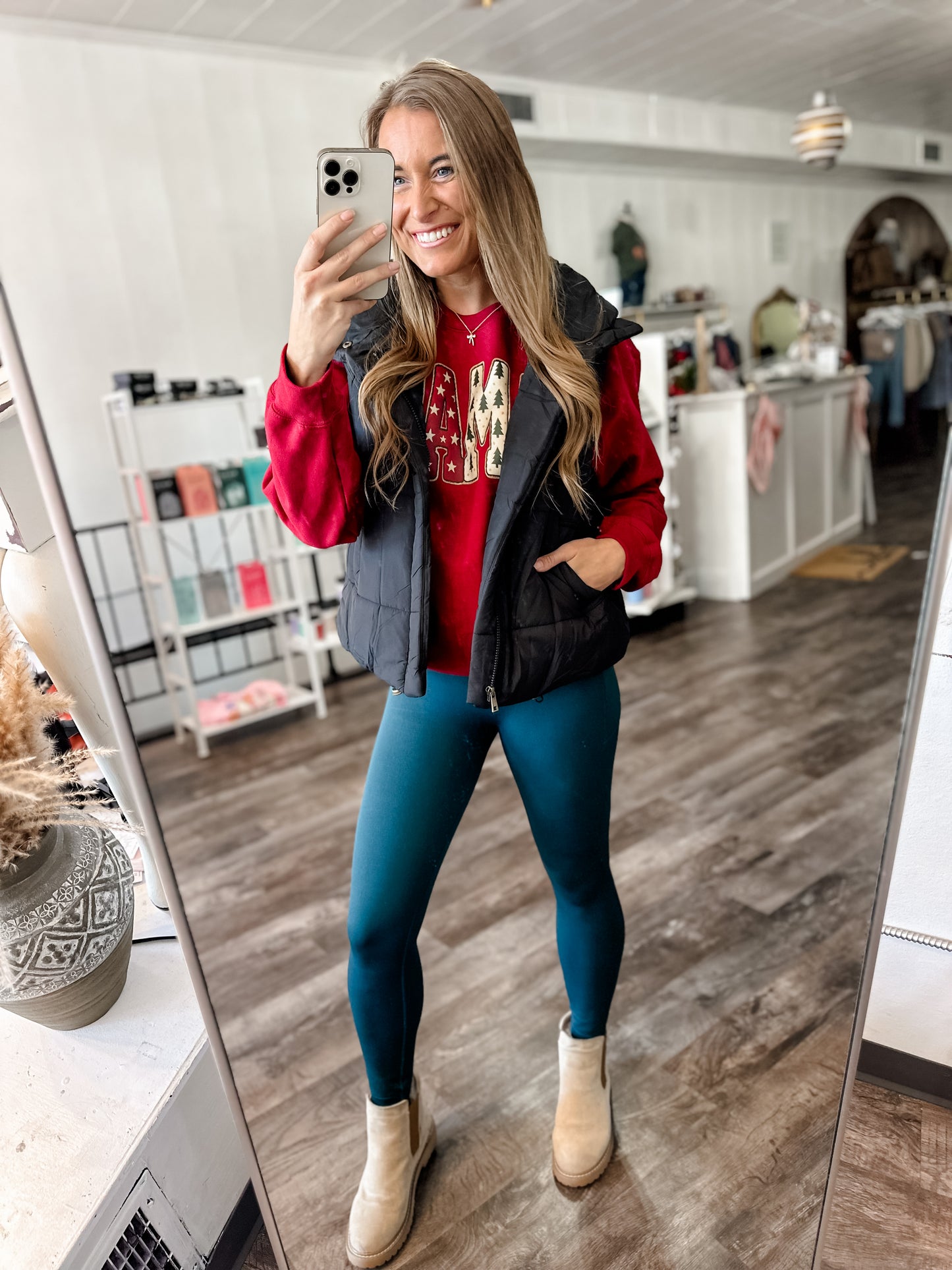 Get It Done Compression Leggings - Teal