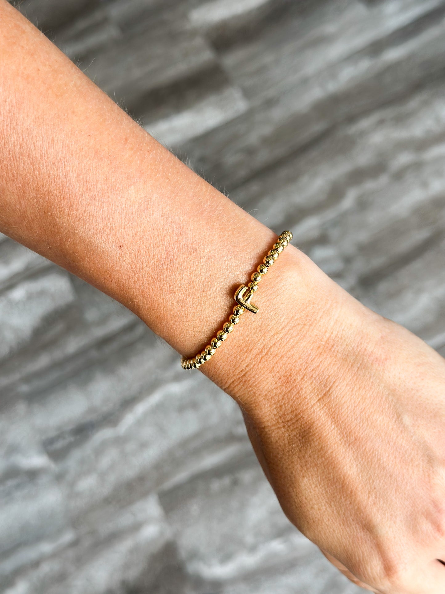 Initial Bubble Bracelets