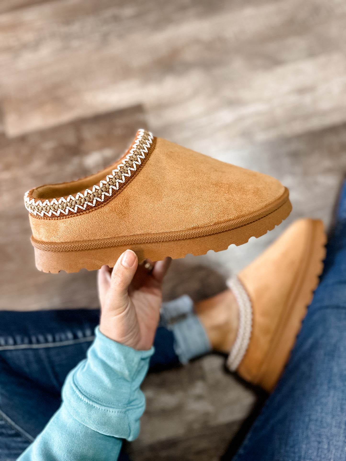 Adela Cozy Winter Slip On Shoes