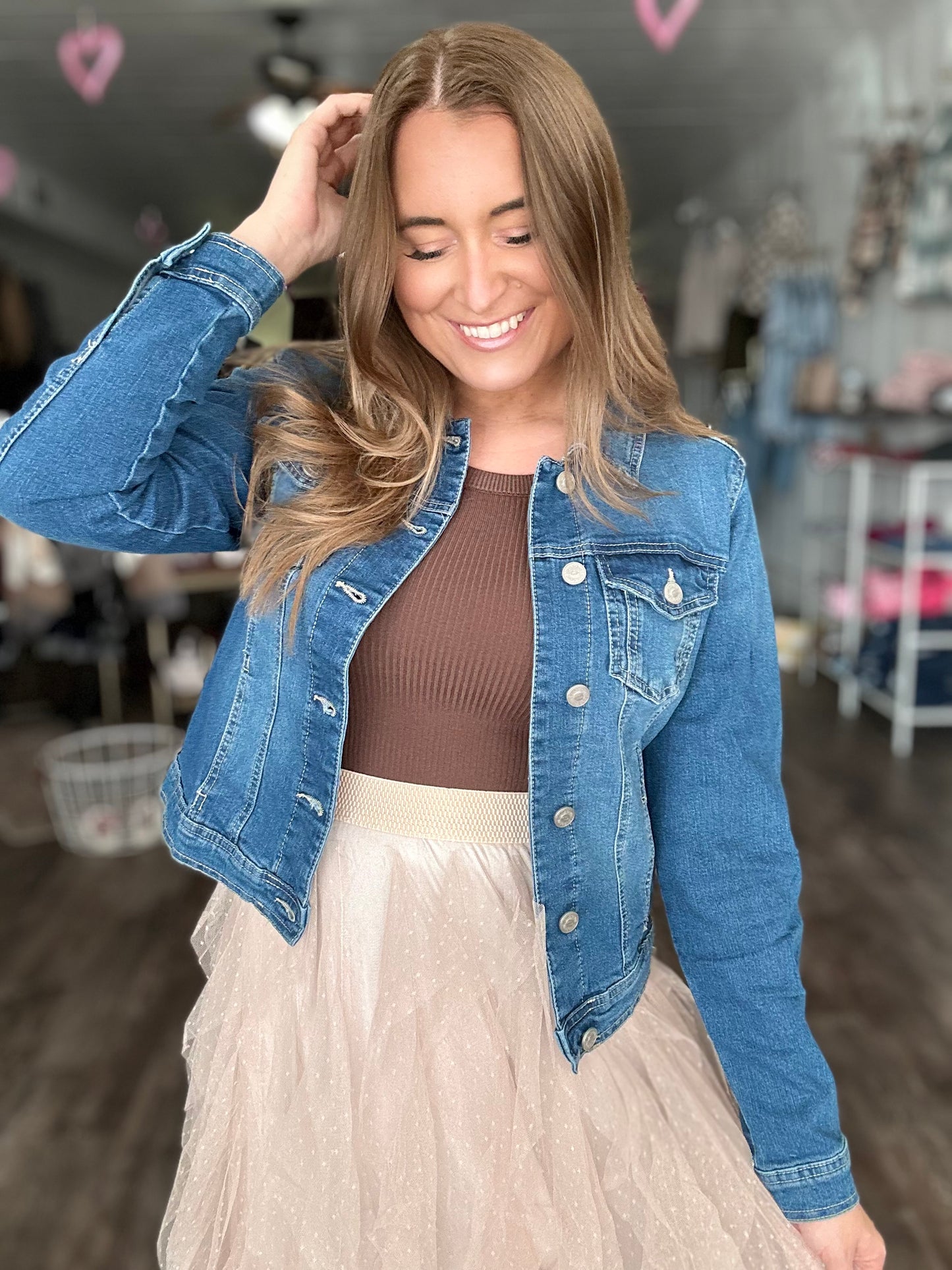 Feeling My Best Denim Jacket