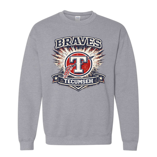 PREORDER Youth Vintage Braves Tee/Long Sleeve/Crewneck