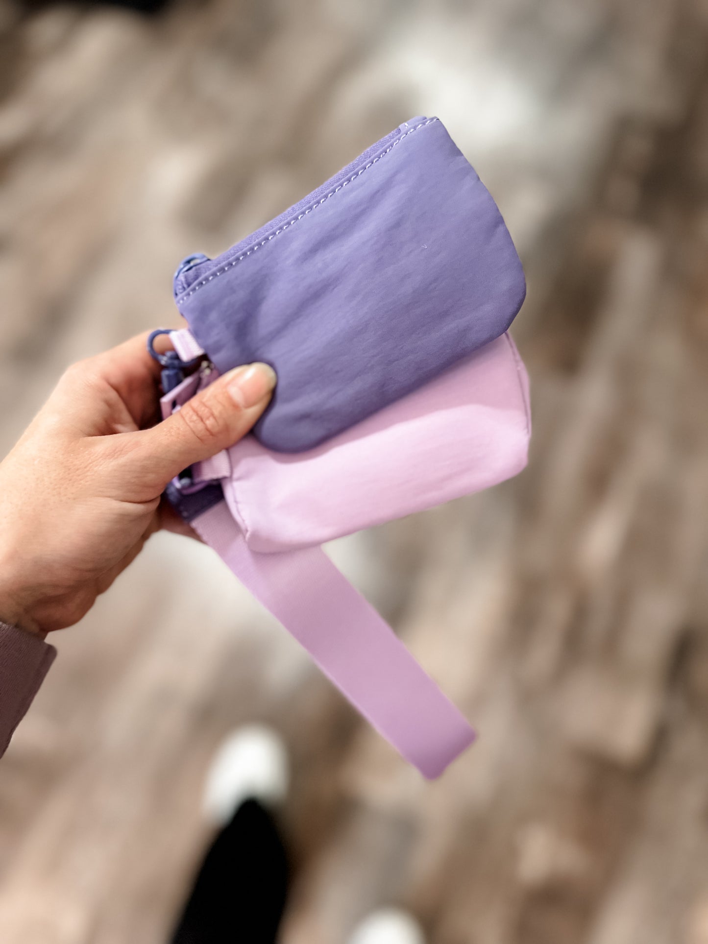 RESTOCK Make It Easy Duel Pouch Wristlet