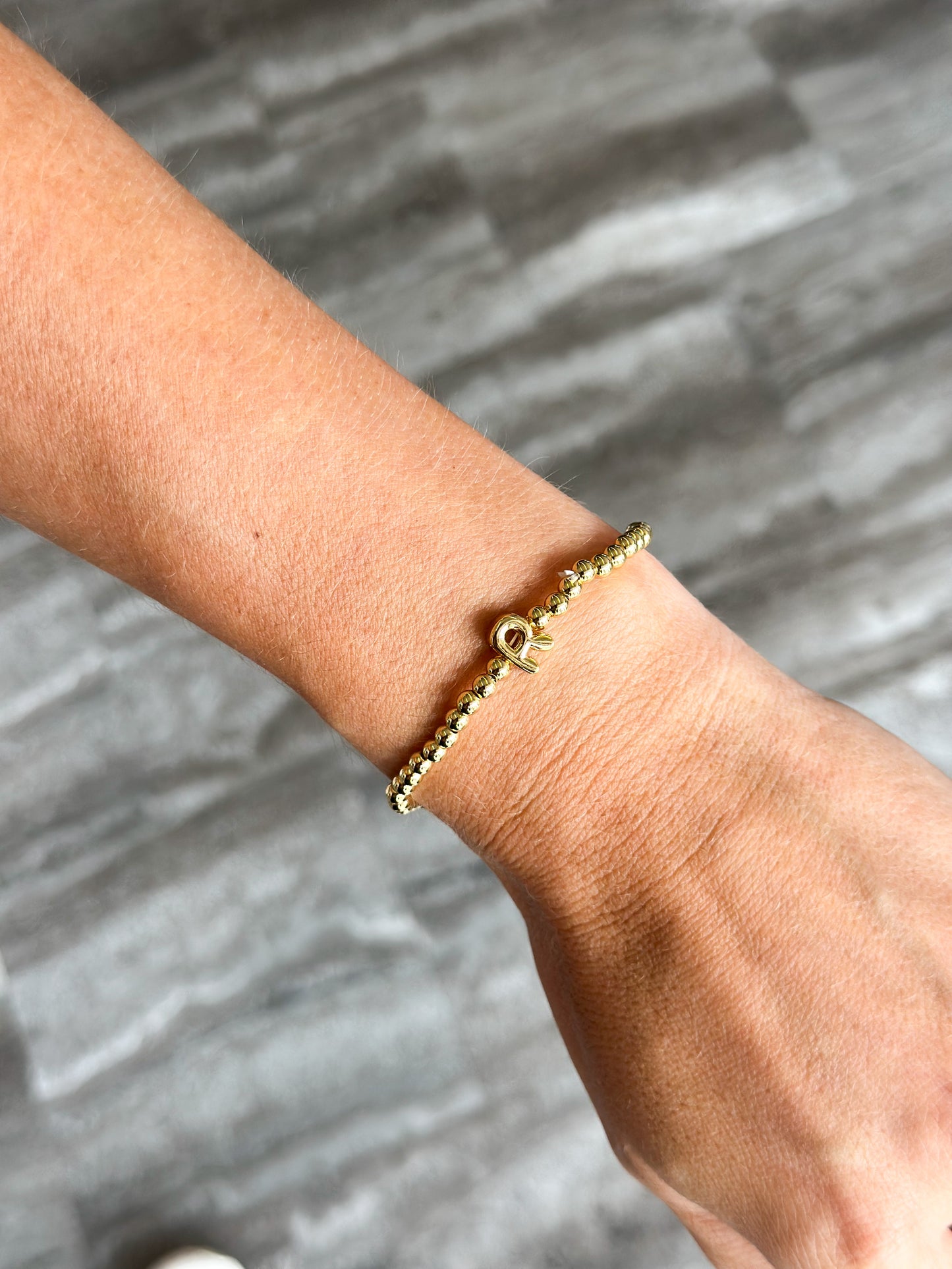 Initial Bubble Bracelets